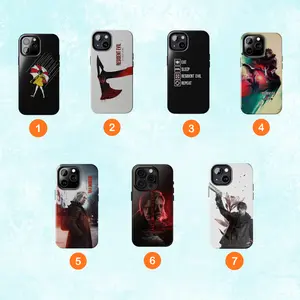 Resident Evil Phone Case Collection, Horror Game Inspired iPhone Case, Dark Minimal Gamer Aesthetic Protective Phone Cover