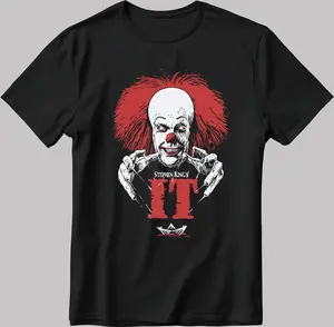 Pennywise Poster It Shirt, Halloween Horror Shirt