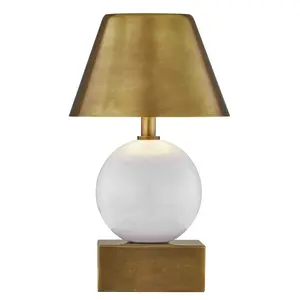 Silas 1-Light Portable Rechargeable LED Table Lamp By Coco & Dash