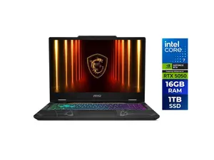 MSI Cyborg 15 - 15.6" FHD 144 Hz - Intel Core 7 240H - GeForce RTX 5050 - 16GB DDR5 5600 RAM - 1TB NVMe SSD - Windows 11 Home  (Cyborg 15 B2RWEKG-292US)
