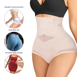 Women's Tummy Control Waist Trainer Panties Compression Underwear High Waisted Shapewear Body Shaper Stomach Girdle Panty Seamless Postpartum