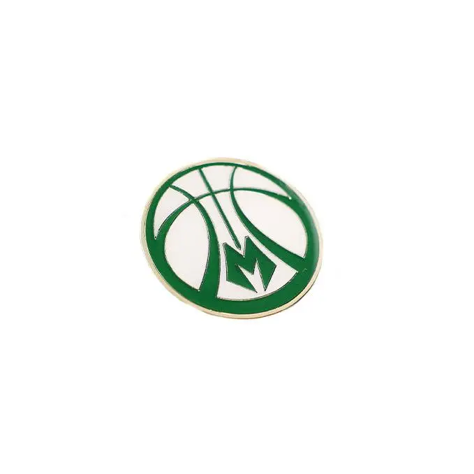 Pro Specialties Group Ball Logo Milwaukee Bucks Pin
