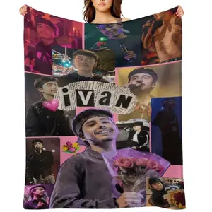 Ivan Music Cornejos Micro Fleece Blanket Air Conditioning Blanket Young Singer Throws Blankets Travel Blankets for All Season Bed Sofa Home Deco