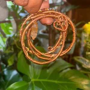 Copper wrapped pure 8gage pure Copper anklets and bracelets