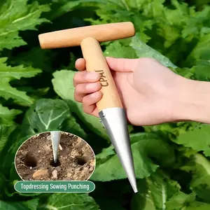 Garden Planting Tool Set, Stainless Steel Garden Tools for Gardening & Landscaping, Durable Metal Design, Easy-To-Use Practical Accessories