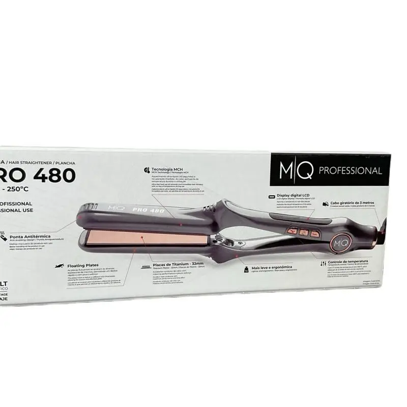 Professional Pro 480 Hair Straightener Iron for Beautiful and Straight Hair Titanium Comfort Salon Durable