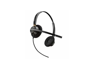 Poly EncorePro 520 with Quick Disconnect Binaural Headset TAA - Stereo - Mini-phone (3.5mm) - Wired - 20 Hz - 10 kHz - Over-the-head, On-ear - Binaural - Supra-aural - 2.58 ft Cable - Noise Cancelling