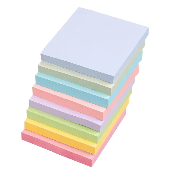 Sticky Notes 3x3 Inches, 8 Pads, 800 Sheets, 8 Color Sticky Note Pads, Premium Sticky Pads, Sticky Notes Bulk, Self-Stick Note Pads, 100 Sheets/pad