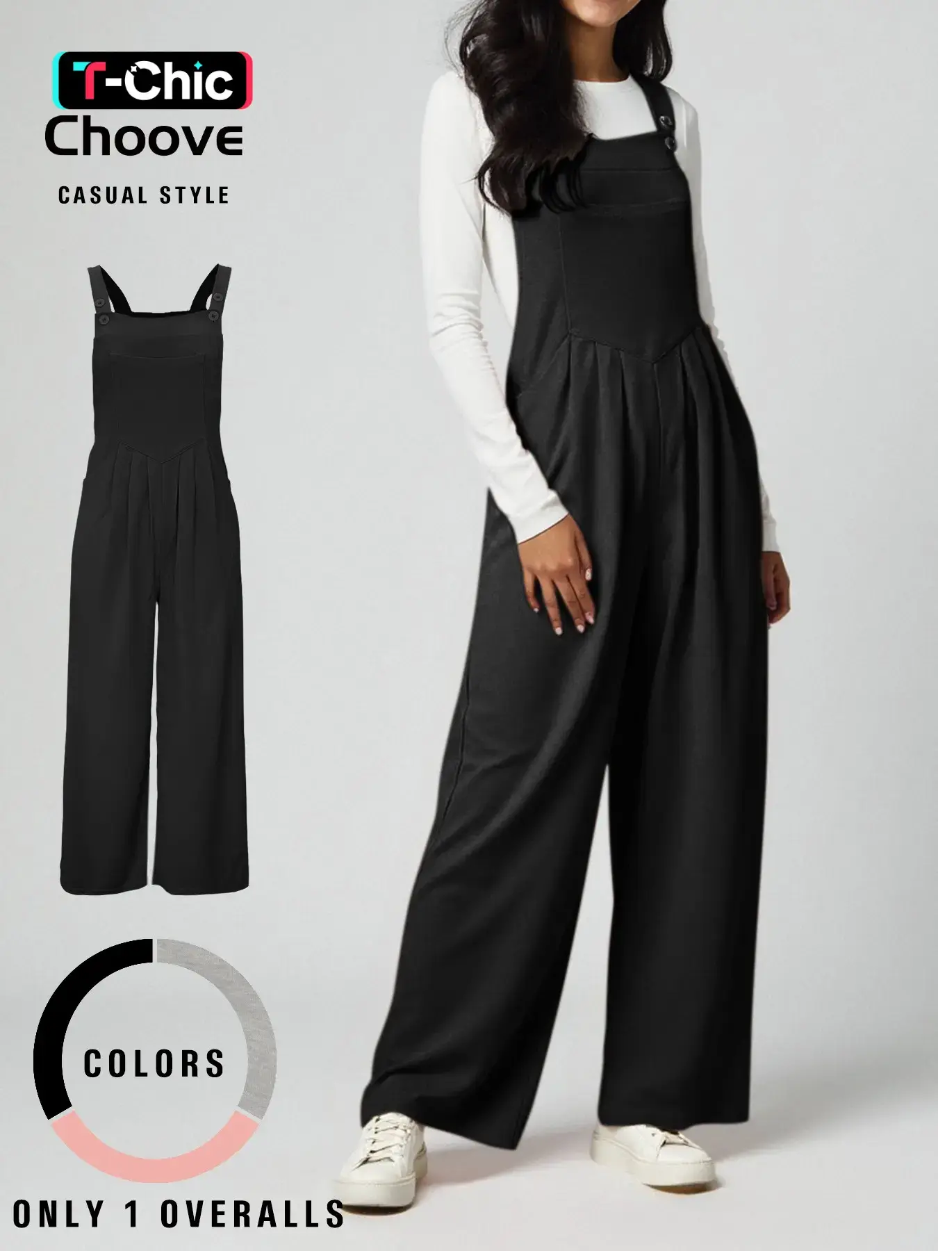 Women's Casual Basic Knitted Overalls, Stylish Ladies' Clothing Garment for Everyday Wear, Comfortable, Fitted, Solid and Trendy Design, Summer Womenswear