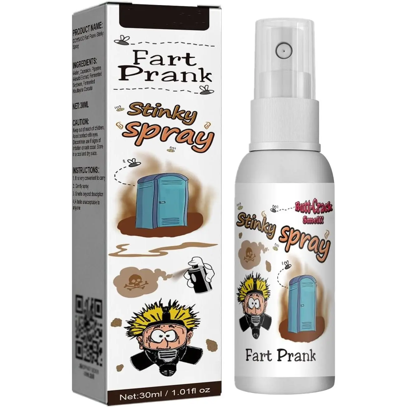 Stinky Mist Silly Lasting Scent Entertaining Gag Stinky Stink Stress Relief Toy Liquid Spray