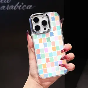 Jelly-colored square phone case, stylish, girly, macaron texture, a must-have for Halloween and Easter, compatible with iPhone 17, 16, 15, 14, 13, 12, 11 Pro Max Plus series models.