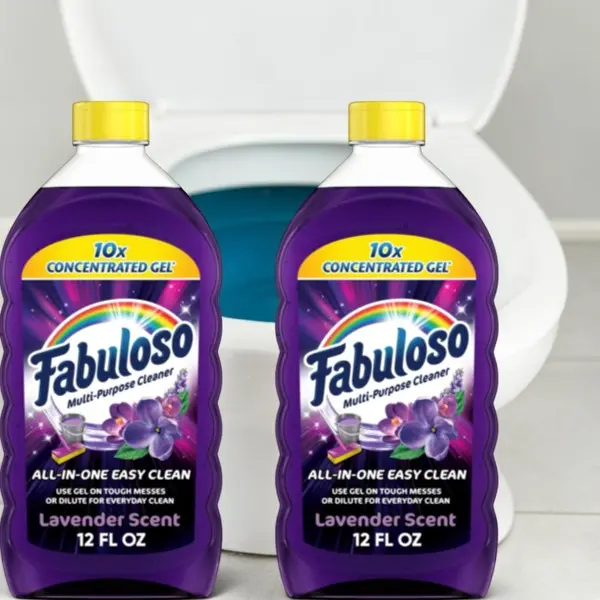 2-Pack Fabuloso 10X Concentrated Gel Multi-Purpose Cleaner - Lavender Scent, 12 fl oz Bottle (Ideal for Toilets, Floors)