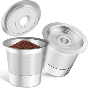 Stainless Steel Reusable Coffee Filter, Reusable Coffee Pod, Coffee Filter Compatible with Coffee Maker Machine, Kitchenware