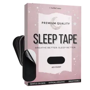 bellaCamo Mouth Tape: Sleep tape for Improved Breathing, Better Sleep, and Enhanced Oral Health- Cotton Adhesive Strips 60 Count for Day or Night Us- promote nasal breathing Healthcare