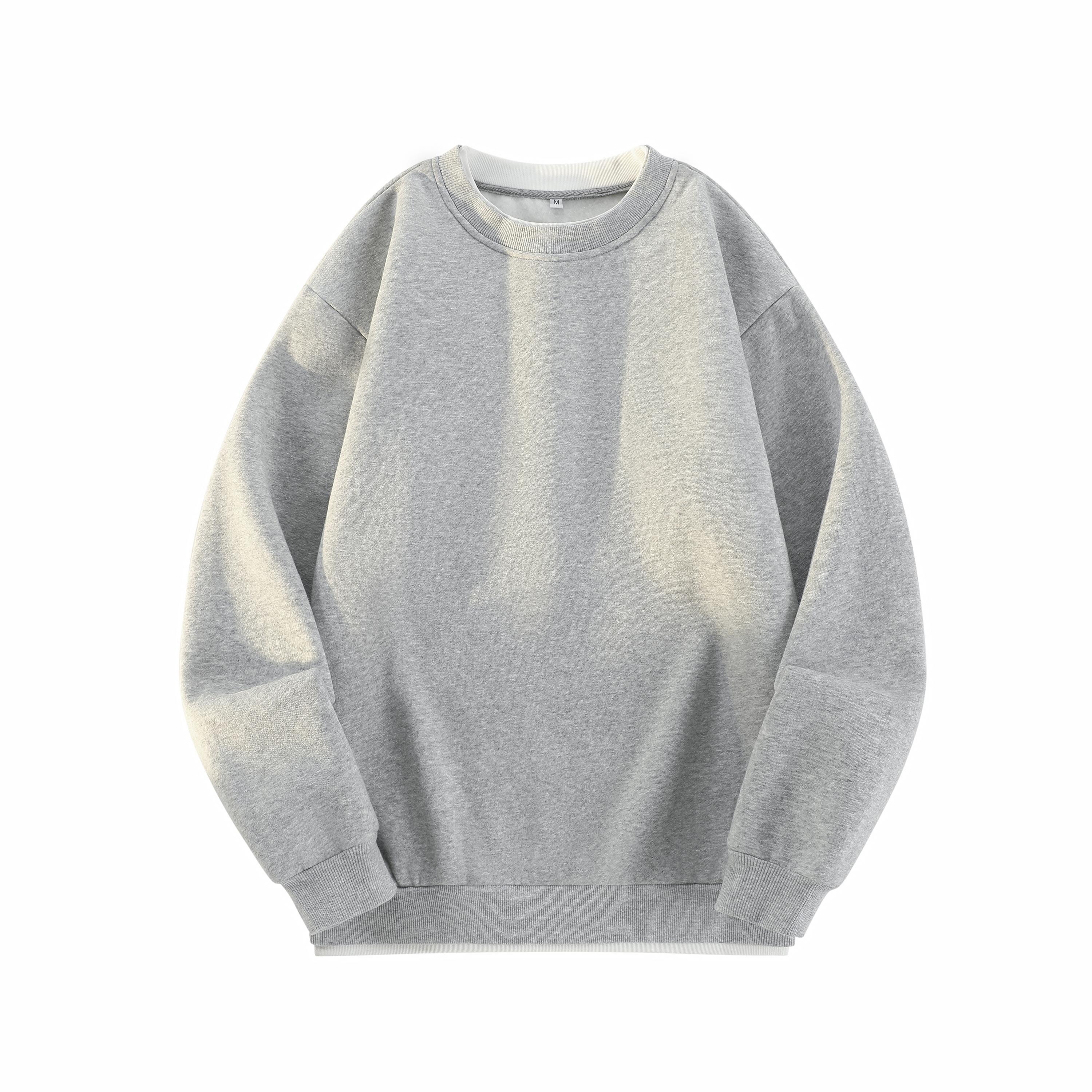 3-Pack Men’s Crew Neck Sweatshirts, Casual Long Sleeve Pullovers, Basic Solid Color Athletic Sweatshirts, Casual Basic Sweat Tops for Gym, Running, Outdoor, and Everyday Wear