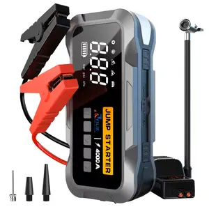 VTech Portable Car Jump Starter 4000A: 12V Battery Booster with Digital LCD Display & Fast Charging USB Port. Emergency Power Bank for Cars, Trucks, SUVs. Safe & Easy to Use Battery Jumper Starter for Every Road Trip