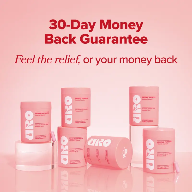 URO Women's Probiotics - 60 Count (Pack of 1) - Prebiotic and Probiotic Capsules for Healthy pH Balance and Odor 5