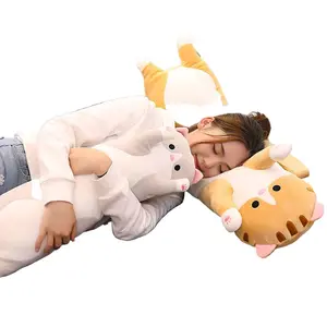 Orange Cat Body Pillow Plushie