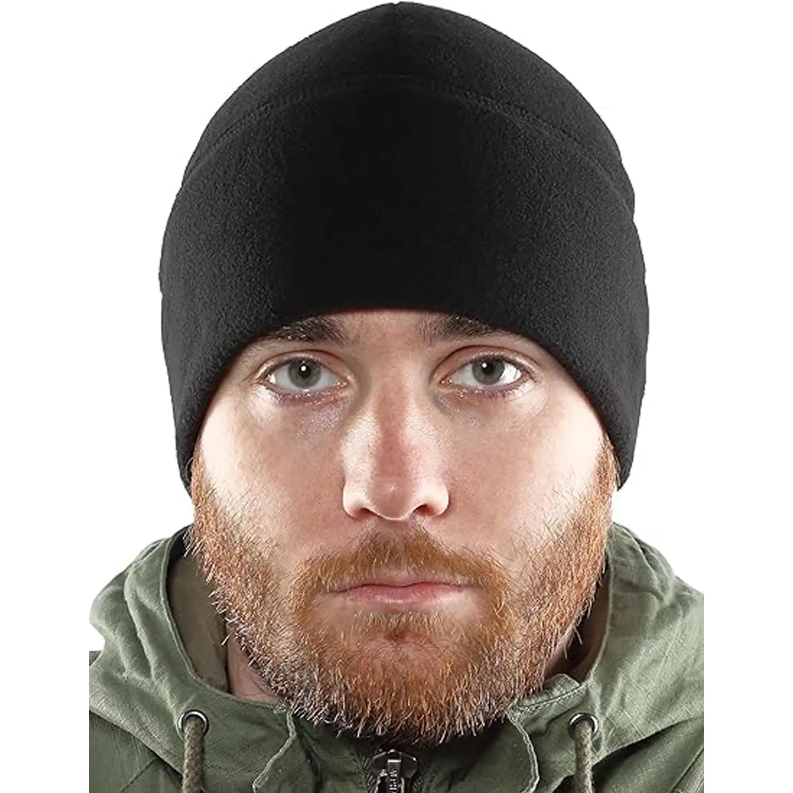 DAZONE Tactical Polar Fleece Beanie Hat for Men & Women, Winter Warm Skull Cap & Helmet Liner for Outdoor Running & Skiing, Outdoor Hats