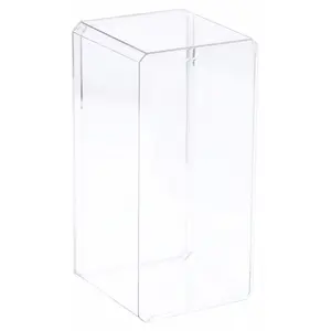 Pioneer Plastics Plastic Beveled Edge Display Case, 4.375" W x 4.125" D x 9" H (For 8 inch dolls) (Mailer Box)