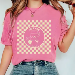 Giftifymama Checkered Milk Carton Nursing Tee Plaid Milk Maternity Nursing Top for Women Breastfeeding Shirt with Zipper Soft Cotton Stretchy Tee Easy Nursing Access Pregnancy Clothes Maternity Wear TikTokShopHolidayHaul