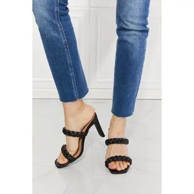 Braided Block Heels TikTok Shop