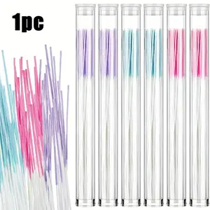 60 Pieces Ear Piercing Cleaning Wires, Soft Paper Cleaning Lines for New Earrings, Remove Earwax, Odor Control, Ear Care Accessories