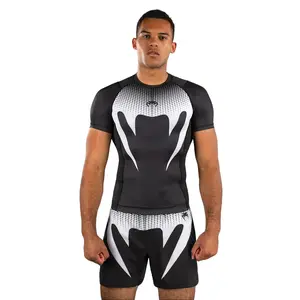 Venum No Gi Rashguards - Black/White