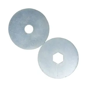 Renegade Products | 3" Hex Flat Steel Safety Flanges | For 6" Mini Airway Buffing Wheels & High-Speed Metal Polishing Renegade Products | 3" Hex Flat Steel Safety Flanges | For 6" Mini Airway Buffing Wheels & High-Speed Metal Polishing