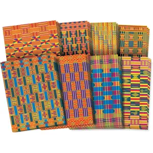 R15273 Assorted Design  Textile Paper, 8-1/2 x 11 Inches, Pack of 32