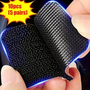 5 Pairs Strong Double-Sided High Adhesive Carpet Fixing Tape, Anti-Slip Edge Seal, Durable Sticky, Easy to Remove, for Carpets and Floors