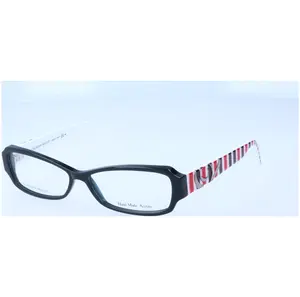 Alexander McQueen Women's Designer Frame Non-Prescription Glasses, 53mm Navy Optical Frames AMQ-4161-R3F-53
