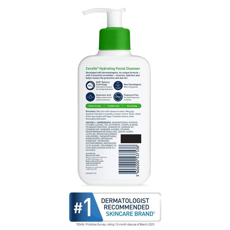 CeraVe Hydrating Facial Cleanser | Normal to Dry Skin