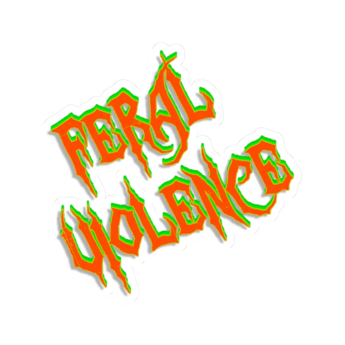 Feral Violence Kiss-Cut Stickers | Edgy Laptop Decals, Grunge Aesthetic Stickers, Punk Rock Accessories, Statement Decals, Gift for [...]