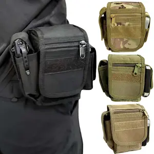 Tactical Waist Bag Multi-Functional Edc Attachment Hanging Belt Outdoor Phone Pouch Arrow Quiver Tool Bag Durable Outdoor Hiking