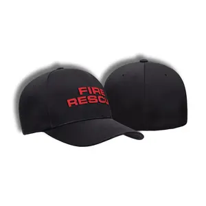 [FIRE RESCUE] Flexfit Delta® Cap [BLK/RED]
