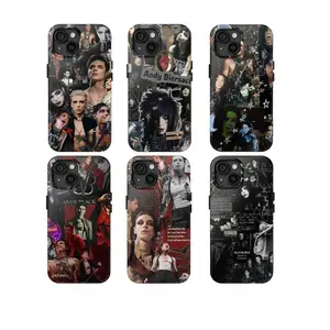 Andy Biersack Black Veil Brides Tough Case - Tour 2025 Emo Rock Aesthetic Dual Layer Armor Cover for All iPhone 17 16 15 14 13 12 Pro Max Plus