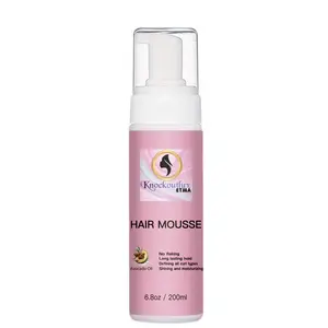Knockoutlux hair mousse Silicone Free Organic Amino Acid Fragrance Free Hair Styling