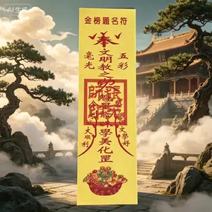 Taoist Protective Talisman, Bring Good Luck and Ward Off Negative