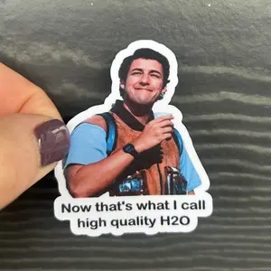 Now That’s What I Call High Quality H2O Sticker – Funny Waterboy Meme Vinyl Decal for Laptops, Notebooks & Water Bottles