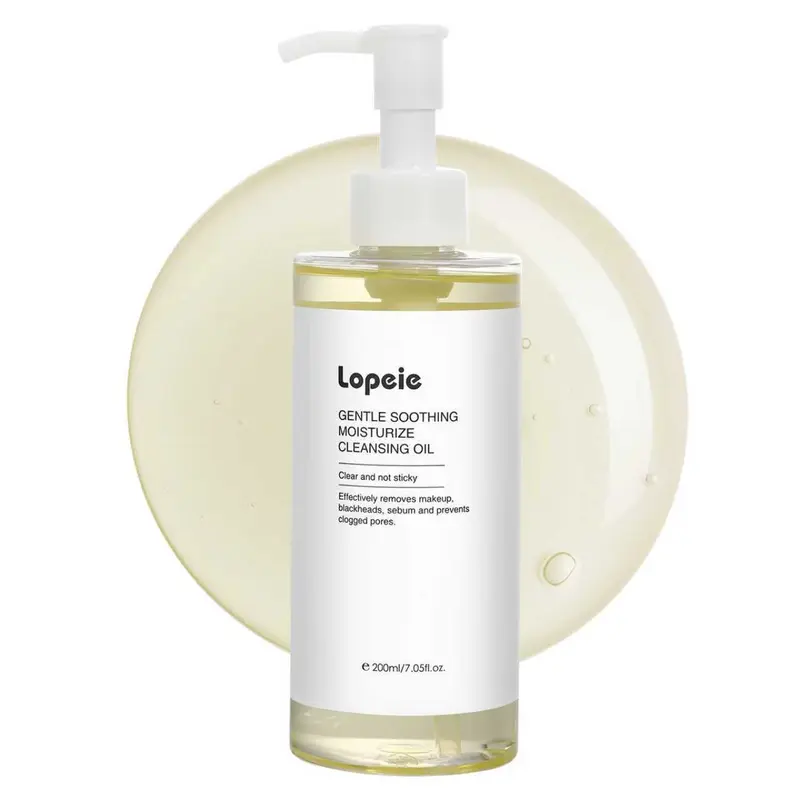 Lopeie Cleansing Oil 200ml | Deep Clean & Soothe Skin | Gentle Low-Irritation Makeup Remover for All Skin Types