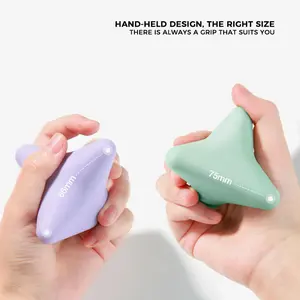 Silicone Triangular Massage Cone - Psoas Muscle Release and Full-Body Relaxation Tool