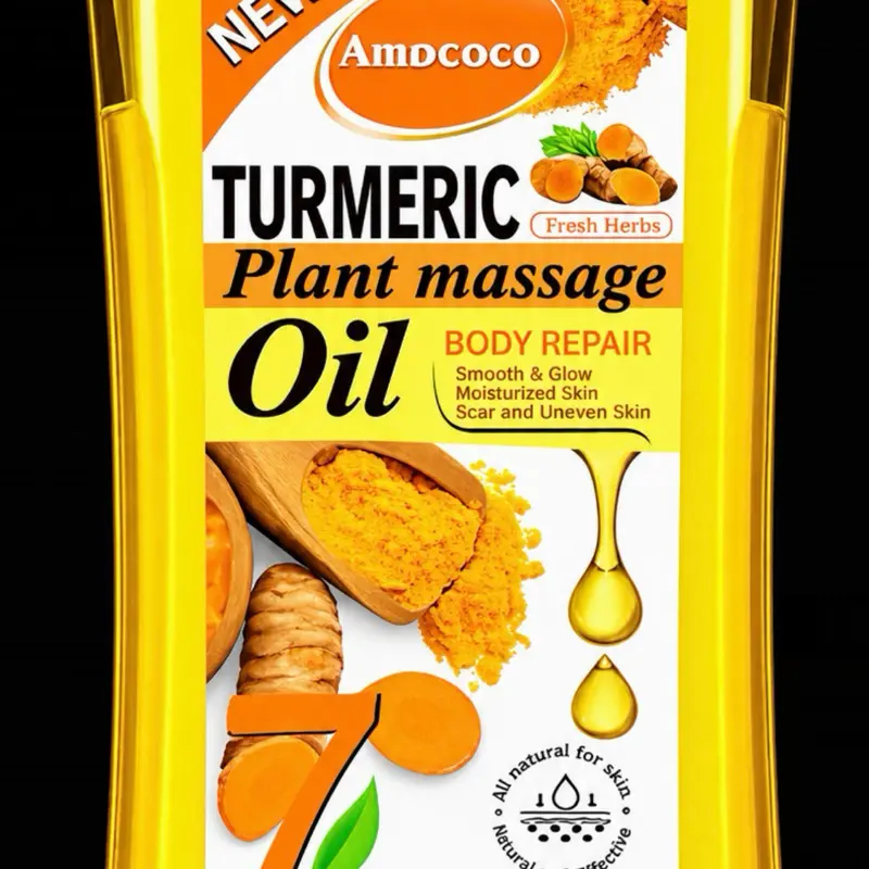Turmeric Massage Oil – Moisturizing Body Oil