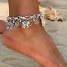 Vintage Elephant & Heart Charm Anklet, Elephant Charms, Fashionable Adjustable Anklet for Women & Girls for Party, Daily Clothing Decor, fashionable accessory, Trendy All-match & Exquisite Jewelry for Birthday Gift, Adjustability Accessories for Women