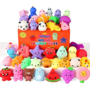 30 Pack Random Mini Animal Kawaii Mochi Squishy Toys Stress Relief Sensory Toys for Kids 4-12 Birthday Classroom Party Favors Xmas Goodie Bag Gifts