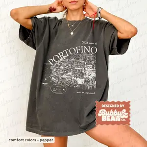 Comfort Colors ElizabethInspired, That View of Portofino Shirt, Do You Think It's Forever