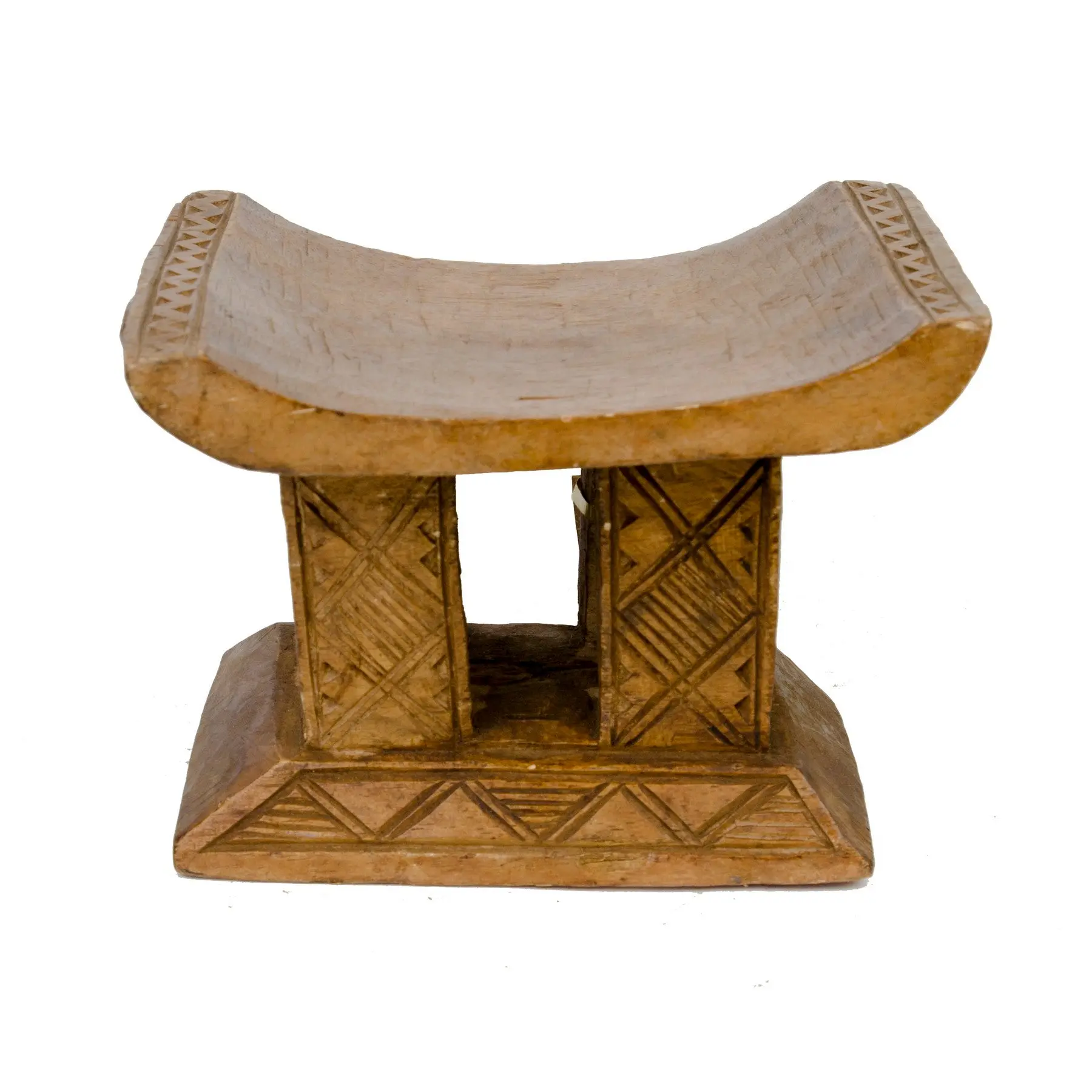 Vintage African Mini Wooden Stool