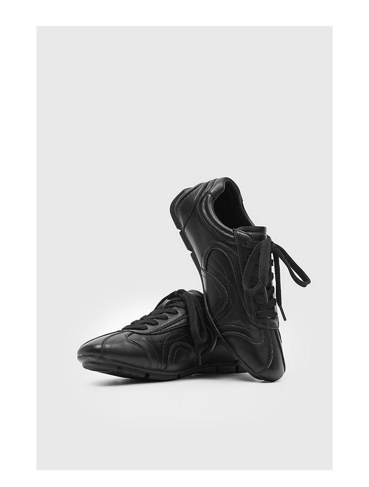 Timeless Black Leather Casual Shoes | All-Day Comfort for Men