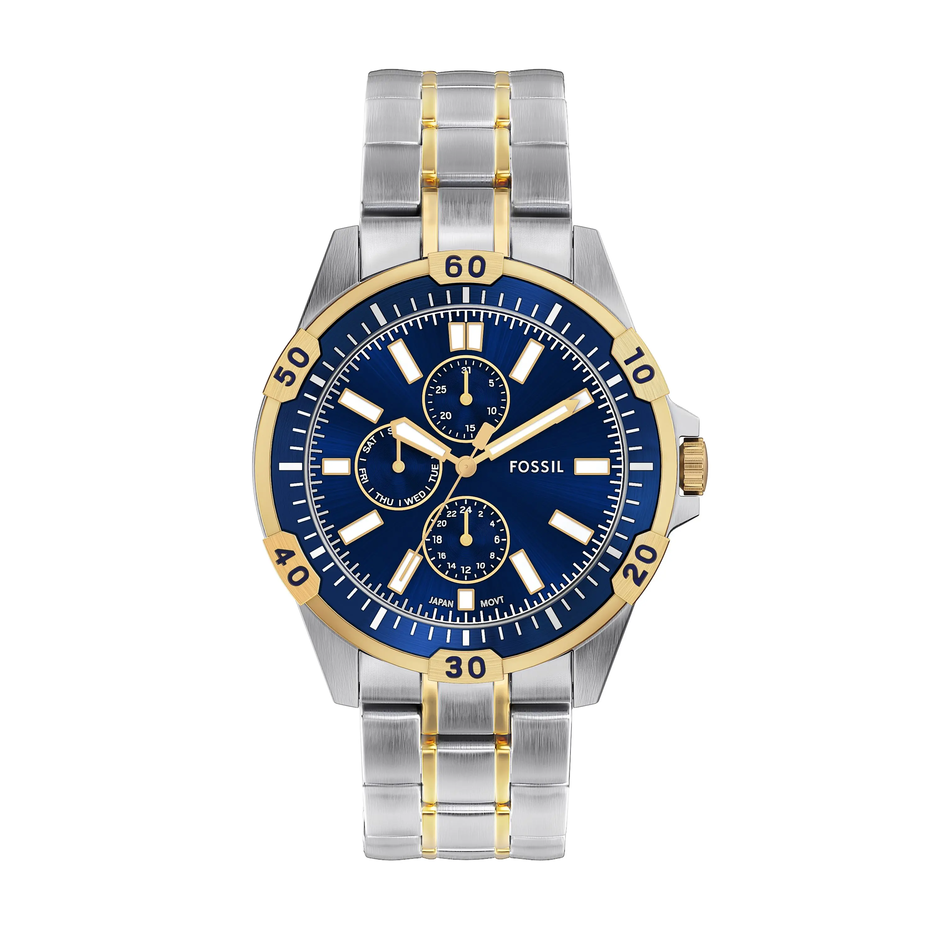 Fossil Men's Garrett Multifunction Two-Tone Stainless Steel Watch