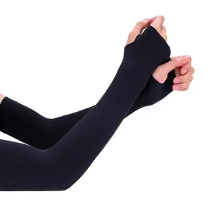 Ice Silk Sun Protective Sleeves – Nylon Material, SPF 50+, High Breathability, UV Blocking 99%+ for Cycling & Sports